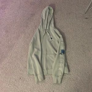 Min green Aeropostale hoodie in size large